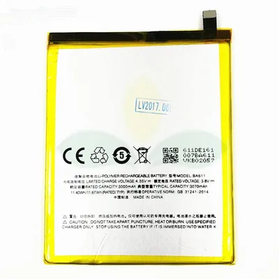 Купить Аккумулятор Meizu M5 Оригинал (BA611) - Мейзу, цены, отзывы