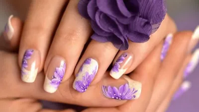 Как рисовать простые цветы на ногтях | Сегодня мы будем рисо… | Flickr