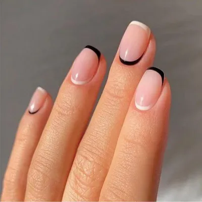 Модные Простые нажимные ногти стильные съемные накладные ногти DIY  принадлежности для маникюра | AliExpress