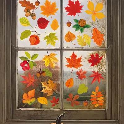 Оформление окна Осень - Блог Смолкина Нонна Геннадьевна