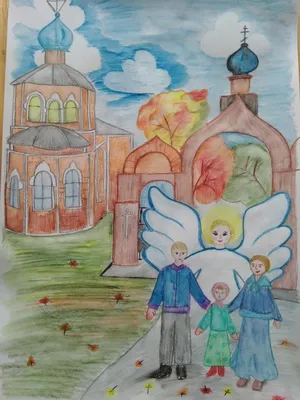 Рисунки на православную тему для детей - 43 фото
