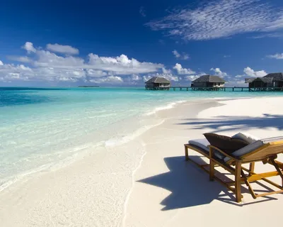 Мальдивы, рай на земле, пляж и море — обои на рабочий стол — Abali.ru