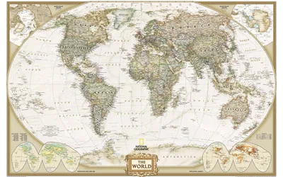 Политическая карта мира обои - 32 фото