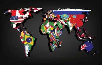 карта мира красочный фон вся страна красивая форма PNG , карта мира, фон карты  мира, карта мира вектор PNG картинки и пнг рисунок для бесплатной загрузки