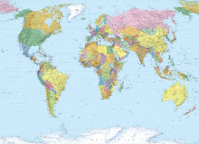 Картинка Креативная карта мира HD фото, обои для рабочего стола