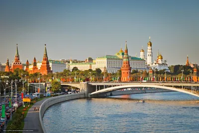 Скачать обои Россия, город Москва, река Москва, кремль на рабочий стол из  раздела картинок Города и страны