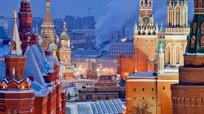 Города - Кремль - живые обои
