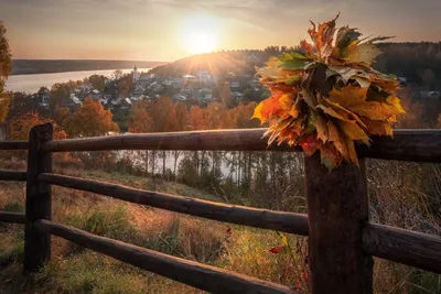 Осенний пейзаж обои на рабочий стол - 60 фото