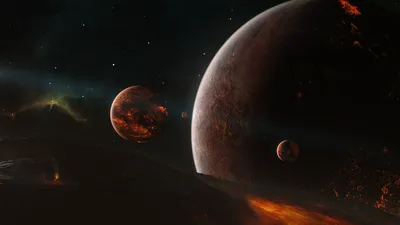 Живые видео обои Космос - Живая планета