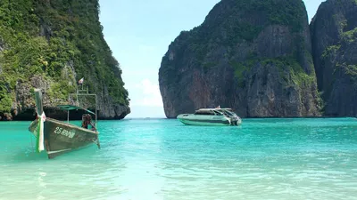 Обои тайланд, тропики, море, лодки, скалы картинки на рабочий стол, фото  скачать бесплатно