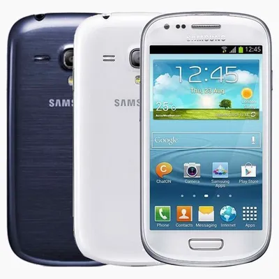 Samsung Galaxy S3 Mini Unlocked Blue/ White Smartphone+ Warranty Very Good  | eBay
