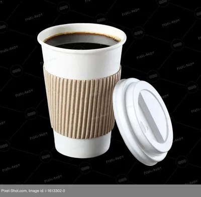 Бумажный стаканчик кофе, большие …» — создано в Шедевруме