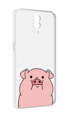Свинья с телефонам» — создано в Шедевруме