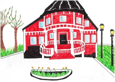 Конспект занятия по рисованию «Мой дом» в средней группе (5 фото).  Воспитателям детских садов, школьным учителям и педагогам - Маам.ру