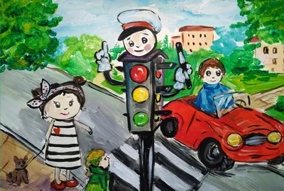 Рисунок на тему дорога глазами детей - 91 фото