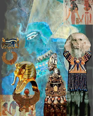 Коллаж на тему Древний Египет #коллаж #будущаяколлекция #древнийегипет | Древний  египет, Египет, Коллаж