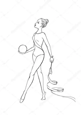 Рисунок на тему спортивная гимнастика (42 фото) » рисунки для срисовки на  Газ-квас.ком