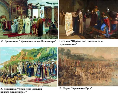 Картинки на тему крещение руси фотографии