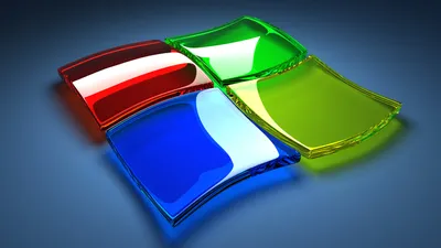 Картинка на рабочий стол логотип, windows, 3d, компьютер, операционная  система, цвет 1920 x 1080