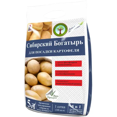 Картофель Сынок (Богатырь), посадочный материал 1 кг | Favseeds.ru  интернет-магазин редких растений