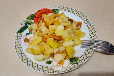 Картошка с грибами опятами жареная - пошаговый рецепт с фото на Повар.ру