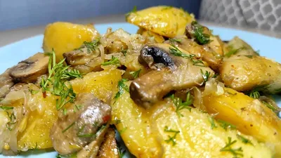 Грибы с картошкой - пошаговый рецепт с фото на Повар.ру