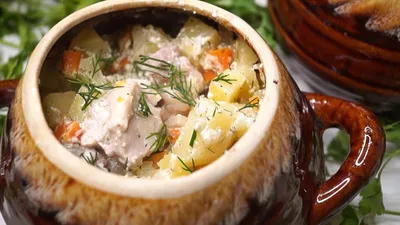 Мясо с картошкой в горшочке - пошаговый рецепт с фото на Повар.ру