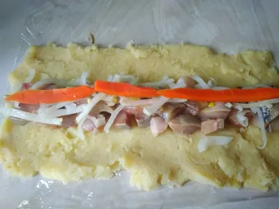 Селедка с картошкой — kebab-dostavka.ru