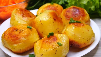 Картошка по-деревенски в духовке | Пикабу