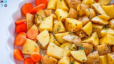 Простая картошка в духовке с салом - Кухня наизнанку