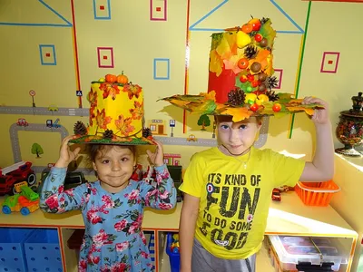 Конкурс шляп в детском саду фото фотографии