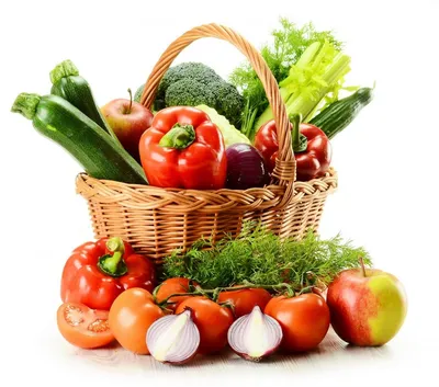 Купить корзину с овощами №4 по доступной цене с доставкой в Москве и  области в интернет-магазине Город Букетов