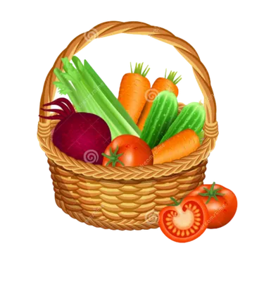 Корзина с различными свежими овощами Стоковое Фото - изображение  насчитывающей листья, еда: 58180288