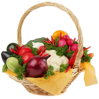 Купить корзину с овощами №3 по доступной цене с доставкой в Москве и  области в интернет-магазине Город Букетов