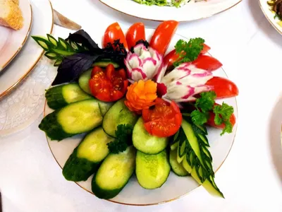 Вариант красивой нарезки овощей - рецепт автора Ирина Мысина ✈ Амбассадор