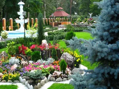 Самые красивые дома: Красивый ландшафтный дизайн сада