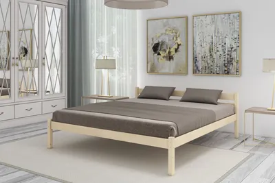 Кровати из массива сосны – красиво, экологично и недорого