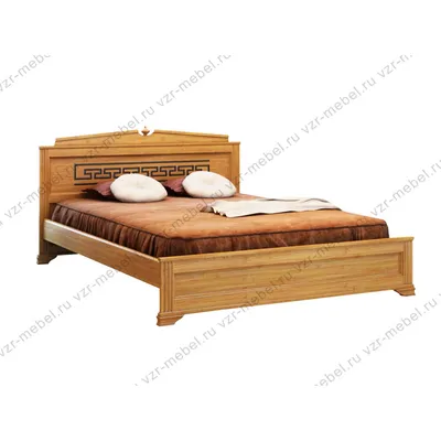 Кровать Классика 1600 х 2000 сосна, без покраски | Мир Дерева