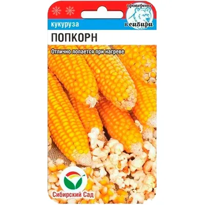 Кукуруза для попкорна в упаковке 0,5 кг купить в Украине | Делюкс