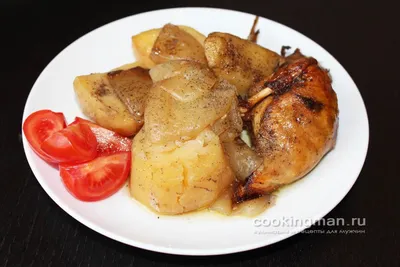 Картошка с грибами и курицей в горшочках — пошаговый рецепт с фото