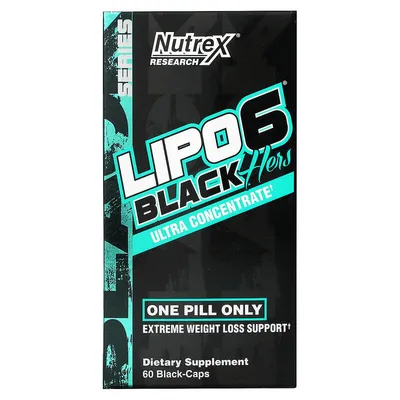 Lipo-6 Black Maximum Potency 120 капс (Nutrex) - Жиросжигатели - Спортивное  питание в интернет магазине PitTop - интернет-магазин спортпита в г. Москва  предлагает вам недорогое спортивное питание
