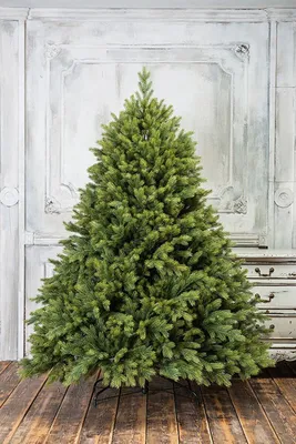 Искусственная елка Буковельская зеленая 230 см - настоящая красавица для  новогоднего украшения | Искусственная литая ель