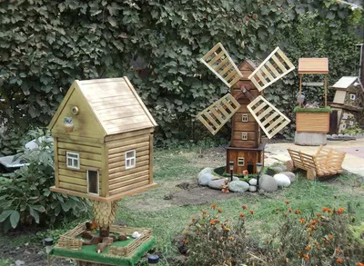 Декоративная мельница для сада своими руками: чертежи, фото, видео |  Компания «Большая земля»