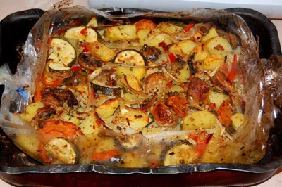 Мясо с овощами в духовке - рецепт автора Отдай Колбасу 🌳