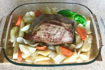 Свинина с овощами в духовке - рецепт автора Anastasia