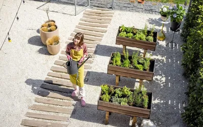 7 фотоидей, как органично вписать грядки в дизайн садового участка | Дизайн  участка (Огород.ru)