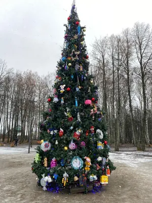 Новогодняя елка большая - Изделия из фанеры
