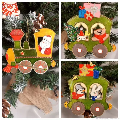 Деревянные новогодние игрушки на елку. Поздравление с Новым годом. Елочные  игрушки. (ID#1530042960), цена: 50 ₴, купить на Prom.ua