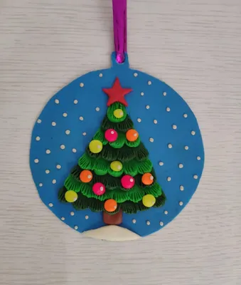 Новогодняя игрушка на елку | scraboo.ru