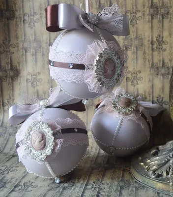 Стеклянные елочные шары коллекция Vintage | Купить новогодние шары в  интернет магазине Ёлки-Иголки